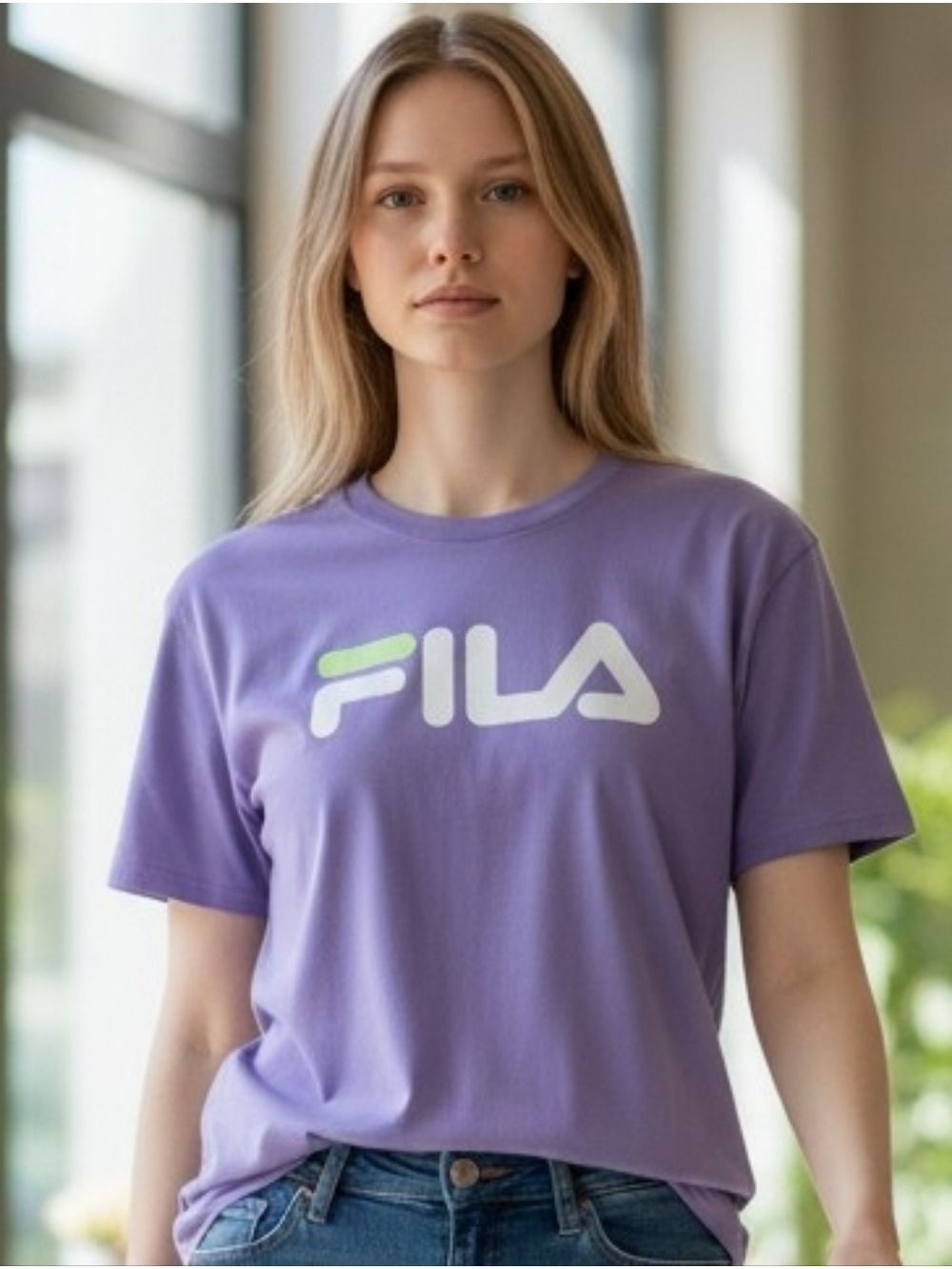 Fila T Shirt Lilac Extra Large #T3